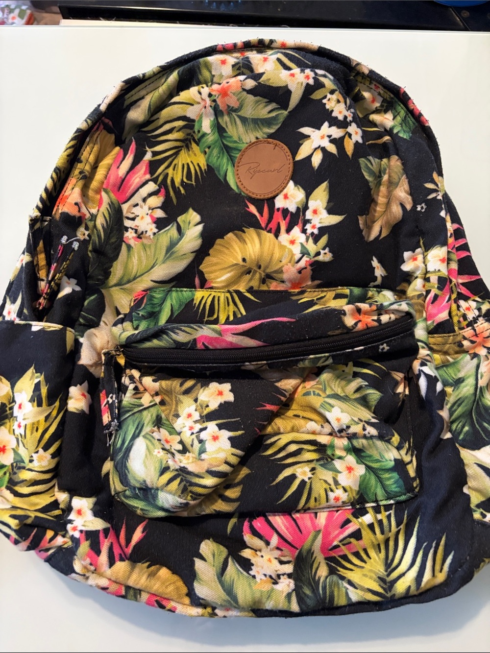 Rip Curl Floral Print Women’s Backpack - Black/Multicolor